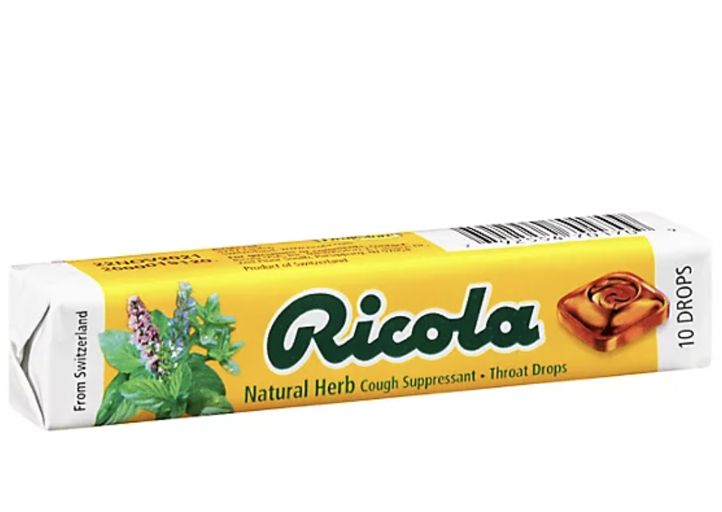Throat Drops Made from Organic Swiss Mountain Herbs Ricola Ricola